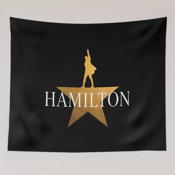 Item preview, Hamilton Inspired Gold Star Silhouette Broadway Musical designed and sold by SilentCosmos.