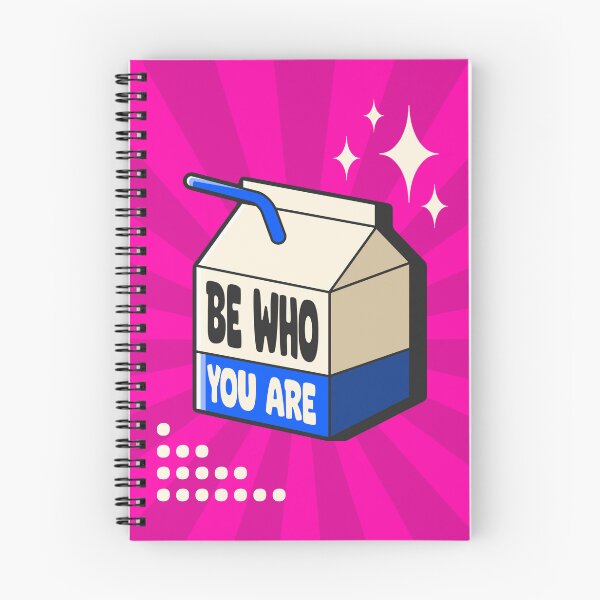 Item preview, Be Who You Are - Motivational Quote And Milk Carton Art designed and sold by BuenoStudio.