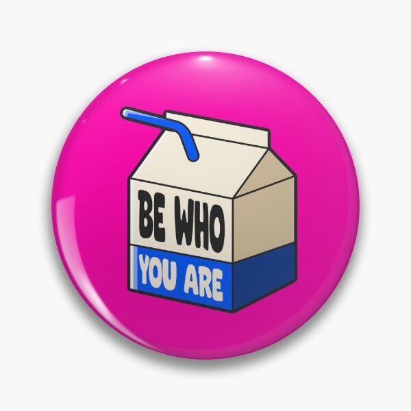 Item preview, Be Who You Are - Motivational Quote And Milk Carton Art designed and sold by BuenoStudio.