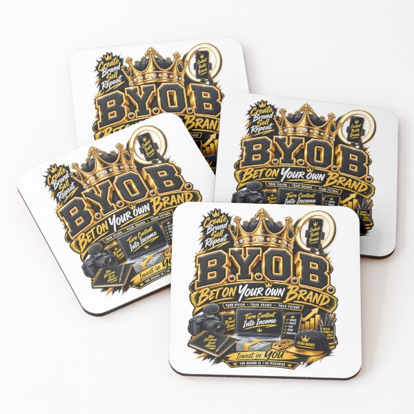 Item preview, B.Y.O.B. Bet On Your Own Brand – Creator Entrepreneur Motivation designed and sold by BilcoStillbaze.