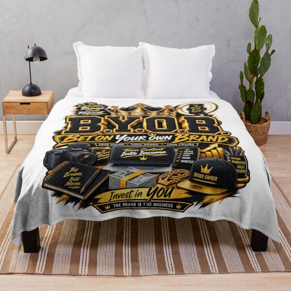 Item preview, B.Y.O.B. Bet On Your Own Brand – Creator Entrepreneur Motivation designed and sold by BilcoStillbaze.