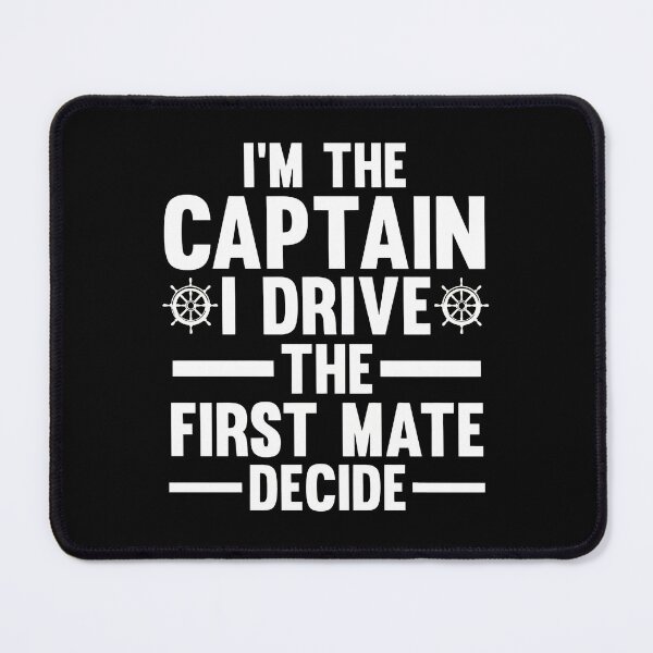 Item preview, Captain Drive First Mate Decide Funny Boating Ship Wheel designed and sold by ercszur.
