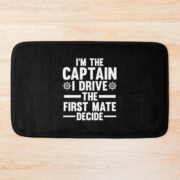 Item preview, Captain Drive First Mate Decide Funny Boating Ship Wheel designed and sold by ercszur.