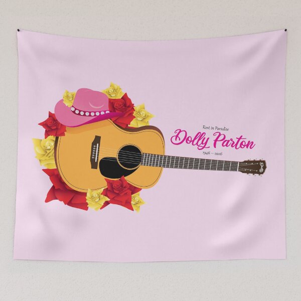 Item preview, Rest in Paradise Dolly Parton designed and sold by JenDGraphicDesign.