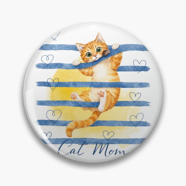 Item preview, Cat Mom Watercolor Cat designed and sold by Nacho Average Designs.
