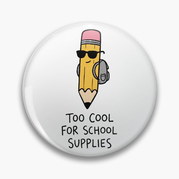 Item preview, Pencil Too Cool For School Supplies designed and sold by Gkinoki.