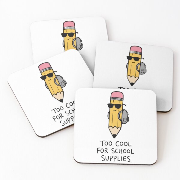 Item preview, Pencil Too Cool For School Supplies designed and sold by Gkinoki.