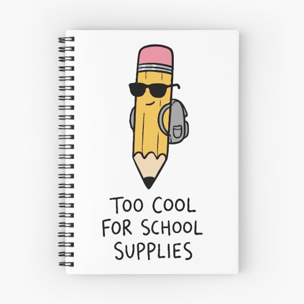Item preview, Pencil Too Cool For School Supplies designed and sold by Gkinoki.
