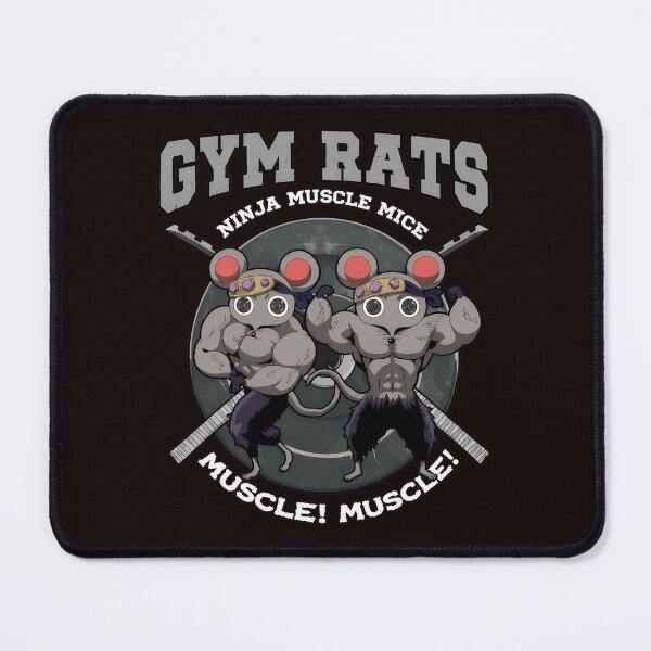 Item preview, Gym Rats Ninja Muscle Mice Fitness Humor Art designed and sold by Rustonsa2.