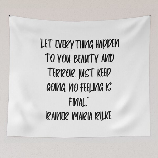 Item preview, Rainer Maria Rilke Quotes designed and sold by 4ever-Undaunted.