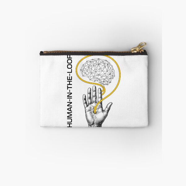 Item preview, Human-in-the-Loop AI: Engraved Tech Hand and Neural Brain Art designed and sold by Joseph Arc.