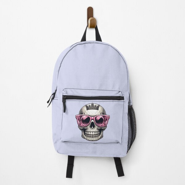 Item preview, Funny Cool Skull with Pink Sunglasses and Crown designed and sold by SweetLilith.
