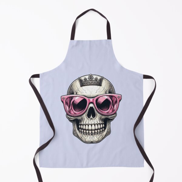 Item preview, Funny Cool Skull with Pink Sunglasses and Crown designed and sold by SweetLilith.