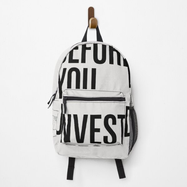Item preview, INVEST BEFORE YOU UPGRADE — Modern Real Estate & Finance Editorial Poster designed and sold by Zaramodo.