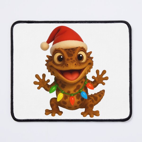 Item preview, Gargoyle Gecko Christmas Lights designed and sold by Sillytoe.