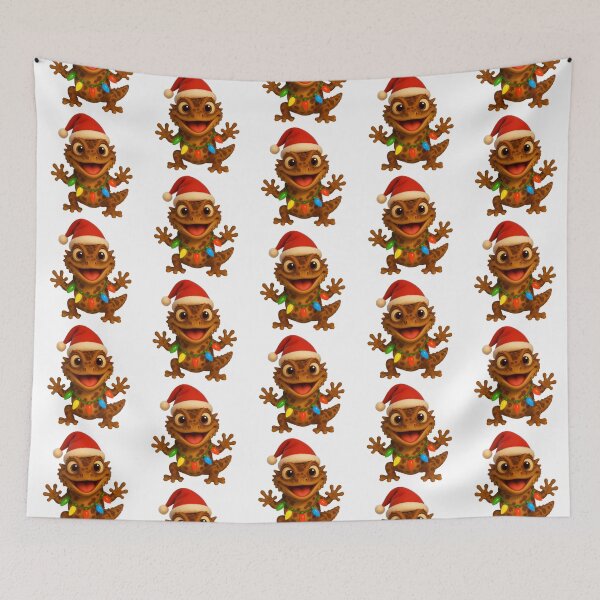 Item preview, Gargoyle Gecko Christmas Lights designed and sold by Sillytoe.