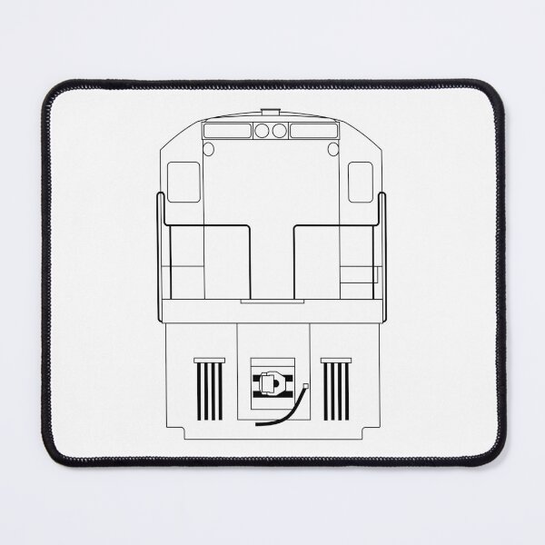 Item preview, GE U25 High-hood Line Graphic designed and sold by Toasted Trains Designs.