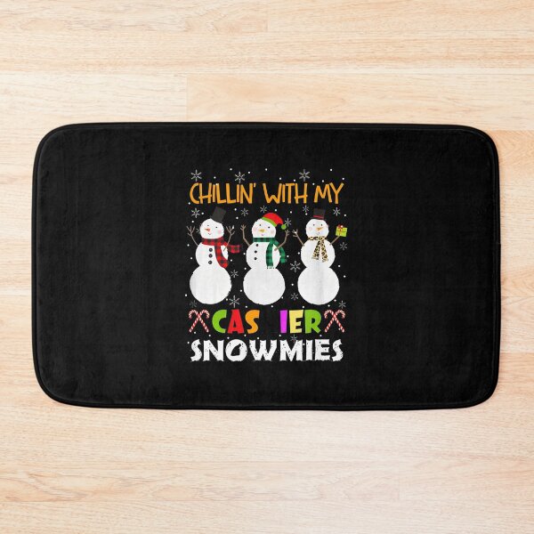 Item preview, Chillin With My Cashier Snowmies Holiday Design designed and sold by ercszur.