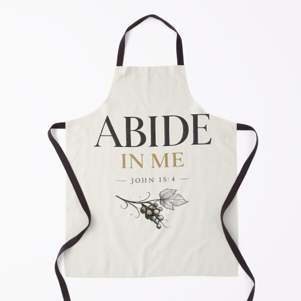 Item preview, Abide In Me John 15 4 Vintage Scripture Quote designed and sold by QCena.