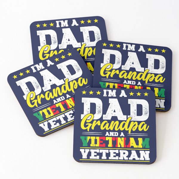 Item preview, Dad Grandpa Vietnam Veteran Typography designed and sold by Terrehuron.