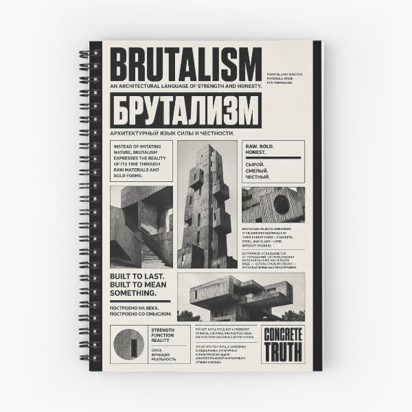 Item preview, Brutalism Architecture Poster designed and sold by Bihan95.
