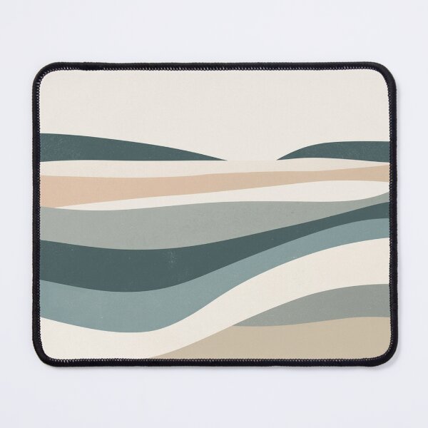 Item preview, Minimalist Coastal Landscape Abstract Organic Waves designed and sold by Zaramodo.