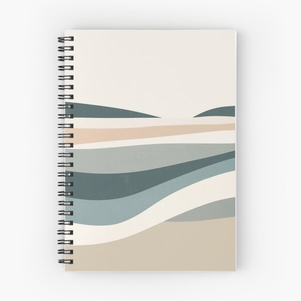 Item preview, Minimalist Coastal Landscape Abstract Organic Waves designed and sold by Zaramodo.