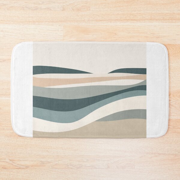 Item preview, Minimalist Coastal Landscape Abstract Organic Waves designed and sold by Zaramodo.