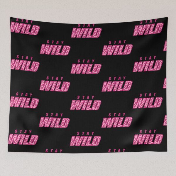 Item preview, Stay Wild Merch Ben Azelart Pink designed and sold by HeikeVoto.