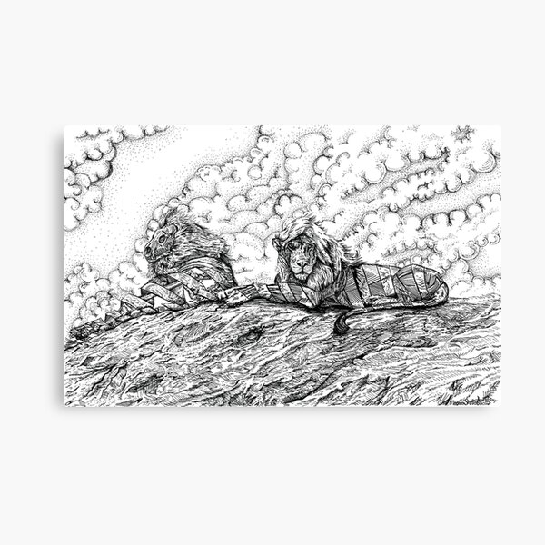 Disappearing Giants - Lions Canvas Print