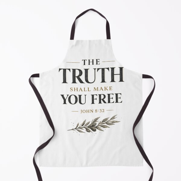 Item preview, The Truth Shall Make You Free John 8 32 Vintage Scripture Quote designed and sold by QCena.