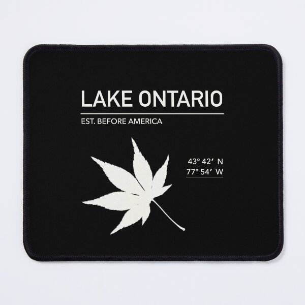 Item preview, Lake Ontario Est. Before America Great Lakes Botanical Coordinates Design designed and sold by The Snarky Ph.D.: A Study in Botanicals .