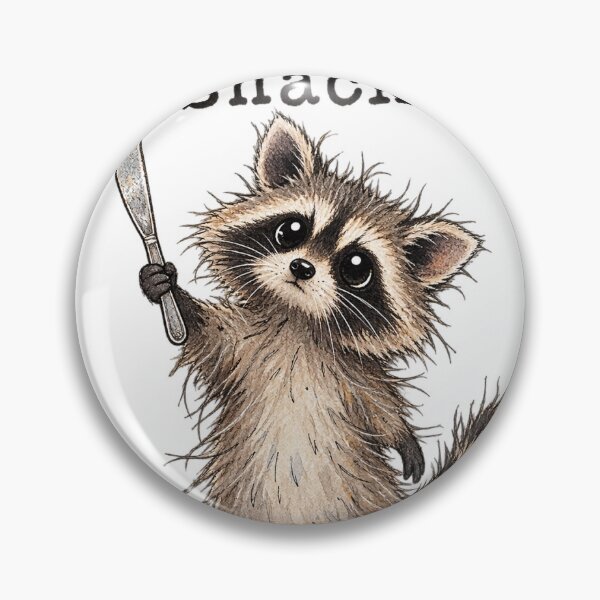 Item preview, I Require Snacks Raccoon Sticker – Funny Possum Trash Panda Meme designed and sold by Not Okay Supply Co..