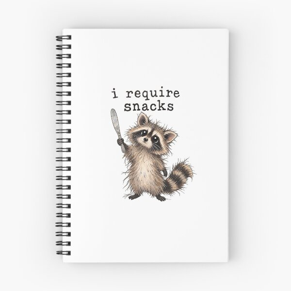 Item preview, I Require Snacks Raccoon Sticker – Funny Possum Trash Panda Meme designed and sold by Not Okay Supply Co..