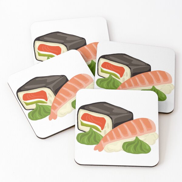 Item preview, Shrimp Sushi with Wasabi designed and sold by Vockstyle.
