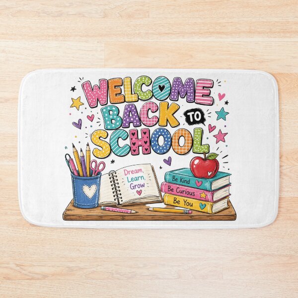 Item preview, Welcome Back To School Groovy Retro Teacher & Student Colorful Supplies designed and sold by larbimalki.