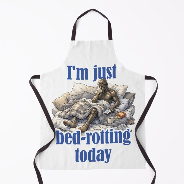 Item preview, I'm Just Bed Rotting Today – Funny "Lazy Day for the Thinker" Meme designed and sold by LOVEARTDESIGN.