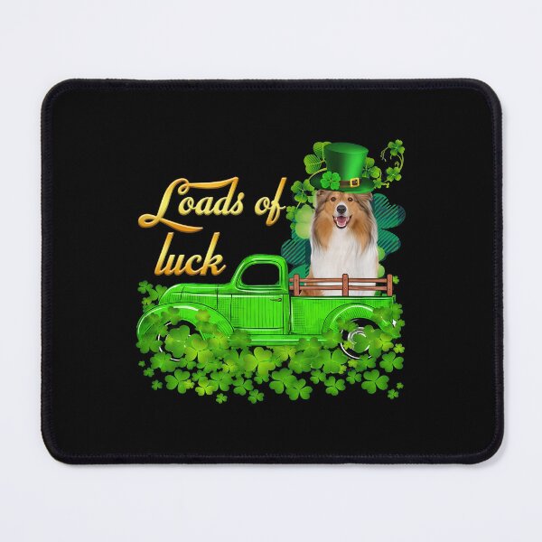 Item preview, Collie Dog Loads of Luck St. Patrick's Day Truck designed and sold by ercszur.