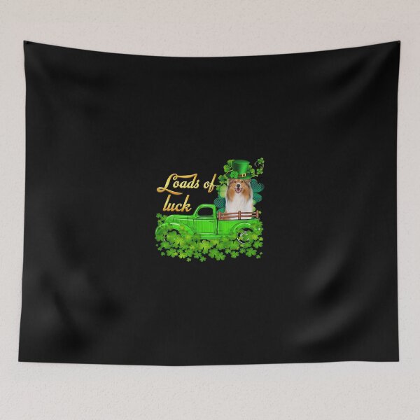 Item preview, Collie Dog Loads of Luck St. Patrick's Day Truck designed and sold by ercszur.