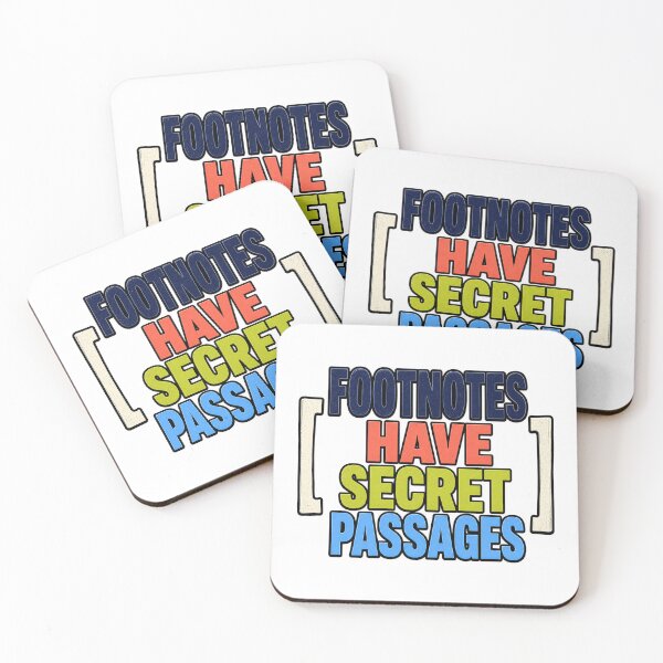 Item preview, Footnotes Have Secret Passages designed and sold by aihrgdesign.