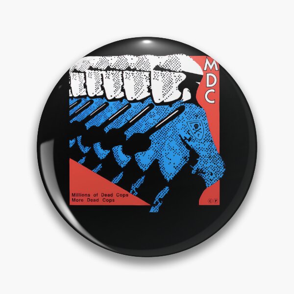 Item preview, Halftone Blue Figure Red Corners designed and sold by madbronze.