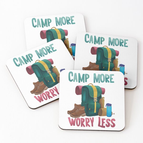 Item preview, Camp More Worry Less Camping Gear designed and sold by aponwao.