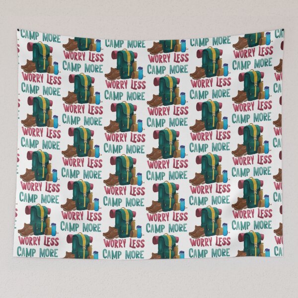 Item preview, Camp More Worry Less Camping Gear designed and sold by aponwao.