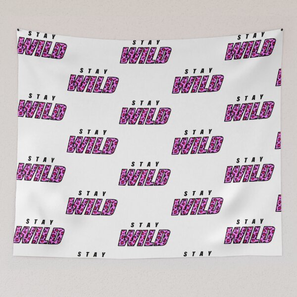 Item preview, Stay Wild Merch Ben Azelart Pink designed and sold by HeikeVoto.