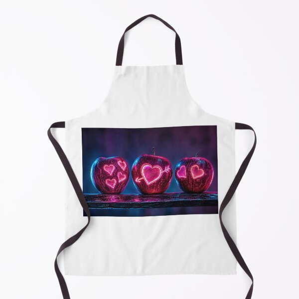 Item preview, Neon Cyber Love Apples designed and sold by DansCreations42.