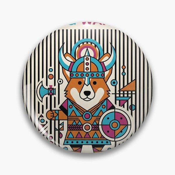 Item preview, Corgi Viking Geometric designed and sold by PictoVibe.