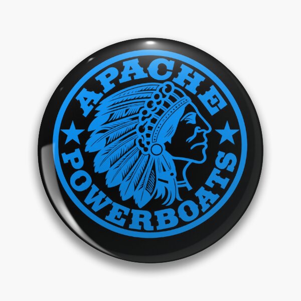Item preview, Apache Neon Blue Boating Black designed and sold by ChristinasMess.