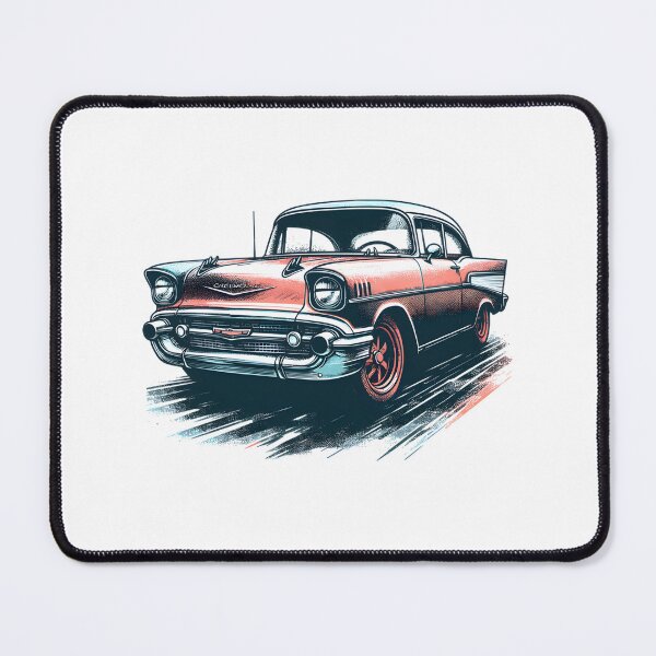 Item preview, Vintage Chevy Bel Air Classic Car Graphic | Limited Edition designed and sold by Math36Studio.