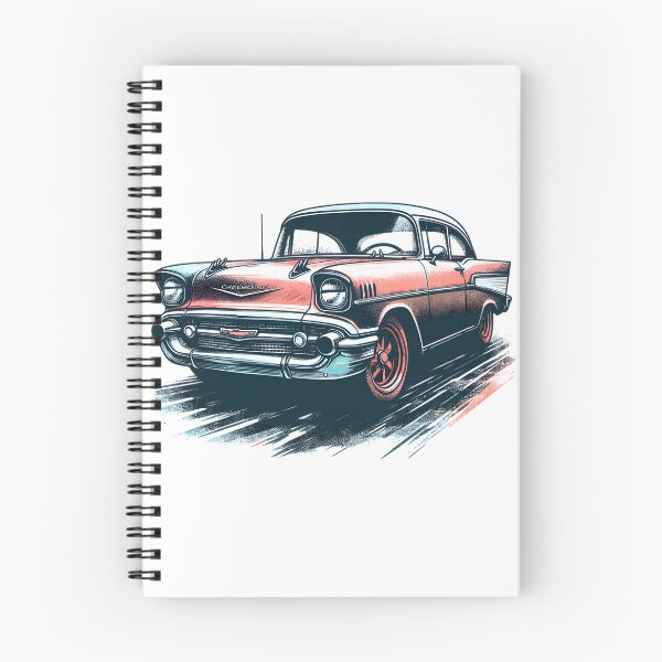 Item preview, Vintage Chevy Bel Air Classic Car Graphic | Limited Edition designed and sold by Math36Studio.