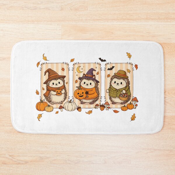 Item preview, Cute Halloween Hedgehogs Fall designed and sold by Nacho Average Designs.